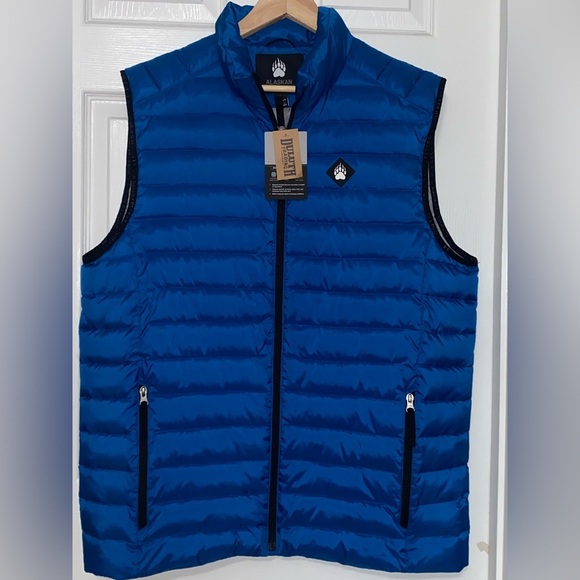 Duluth Men's Alaskan Hardgear Eco Puffin Mock Vest size Large Tall- NWT - Picture 1 of 9